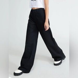 Pacsun Fivestar Wide Leg high rise women’s size 3/26 color‎ black